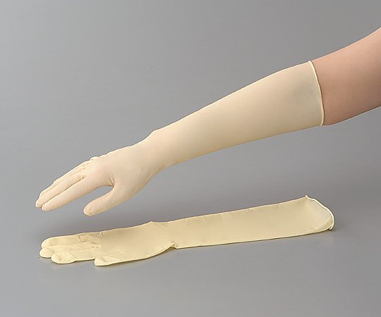 0-6111-05 ラテックスロング手袋（スーパーロング）M No.336 M