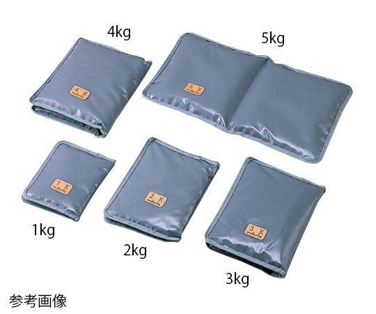 0-620-11 砂袋 病室用500g 150×220グレー 500g(病室用)