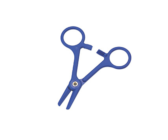 0-6376-01 チューブクランプ 青 三恵