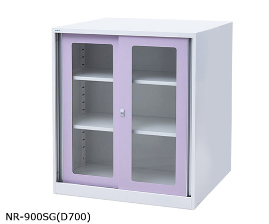0-6920-25 アルティア下段引違扉ユニット 窓有り 900×700×1015mm NR-900SG(D700)アルティア