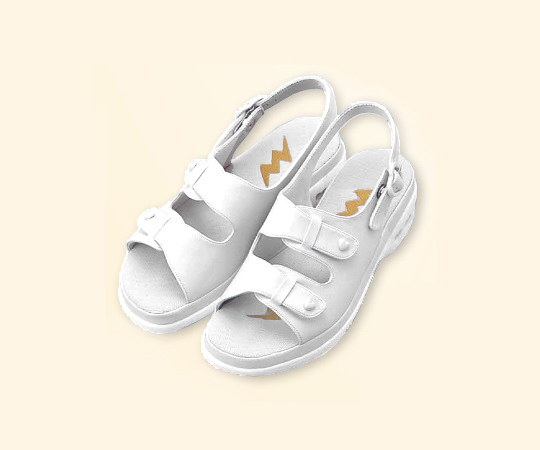 0-6980-04 パーフェクトナース（ナースシューズ）ホワイト／24.0～24.5cm PN00100