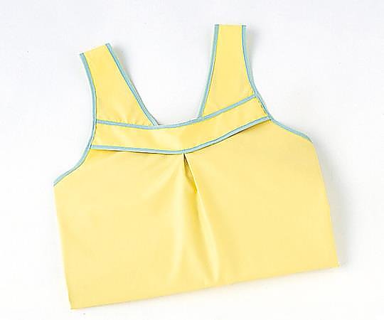 0-7147-16 入浴ケアか～るいエプロンⅡ （レモンイエロー／LL） 6018 LLエンゼル