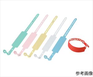 0-7393-07 入院患者識別バンド 無地 オレンジ SF-90STエスケイ工機