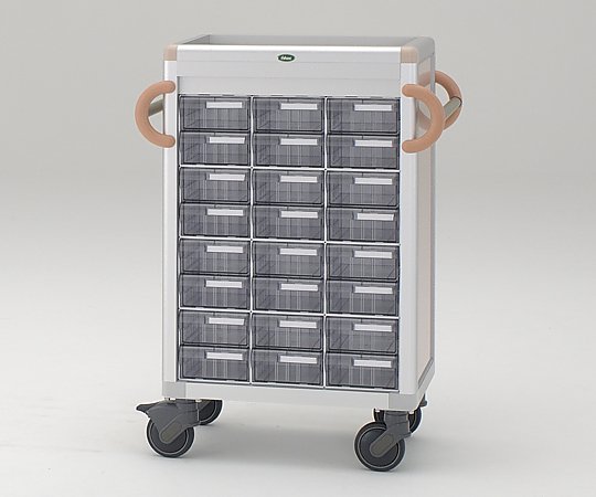 0-7529-01 与薬カート CA5-A3402A 770×435×1078mm CA5-A3402A(YS-01セット)サカ