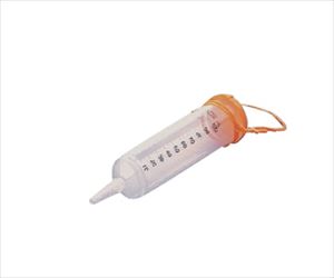 【滅菌】【医療機器クラス1】0-7596-03 ネオフィード栄養ボトル 100mL オレンジ 5個入 06422