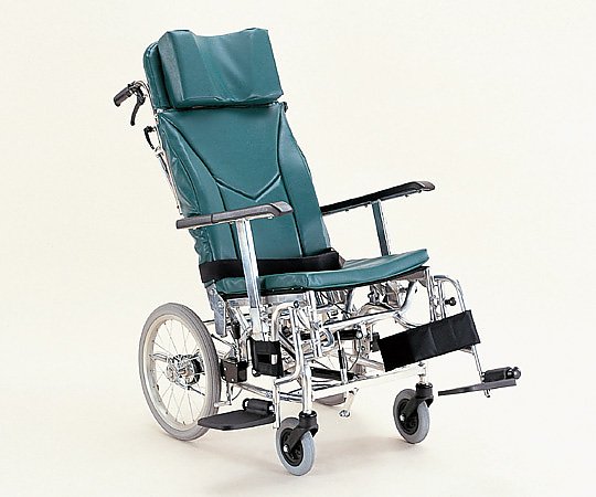 0-7636-01 ティルト＆リクライニング介助車 （介助式／アルミ製／座幅420mm） KXL16-42カワムラサイクル