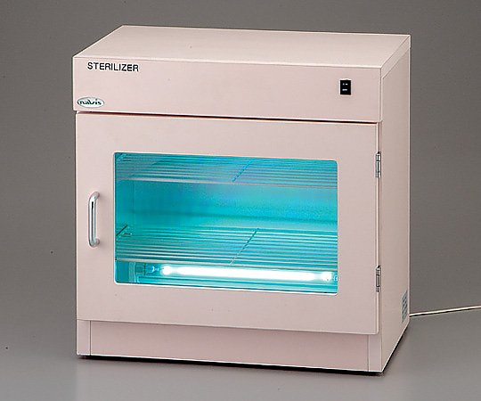 0-7975-02 卓上型殺菌灯付保管庫 ４５０×３００×４６０ｍｍ CN-165ナビス(アズワン)