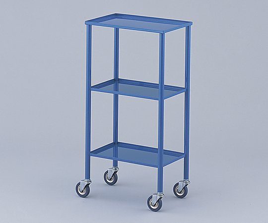 0-8152-05 カラフルミニワゴン ブルー(縁折り曲げ) 435×235×850mm ナビス(アズワン)