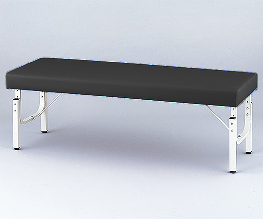 0-8909-02 診察台[3段調節式] 700×1800 ブラック DF-UK-7018