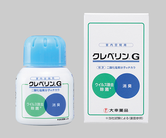 0-9216-11 クレベリン(R)G（二酸化塩素ガス溶存液）ゲルタイプ 60g クレベリン(R)G60大幸薬品
