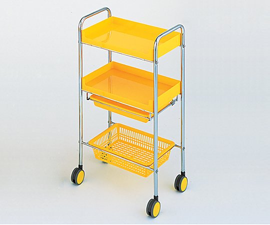 0-9225-04 カラーセット台(C-161) イエロー 485×300×895mm 11615