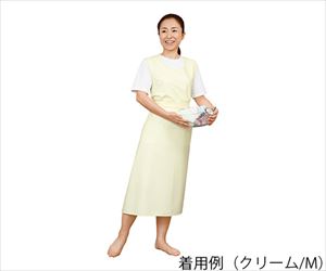 0-9777-07 入浴介助エプロン（ひもタイプ） ピンク/L 6013エンゼル