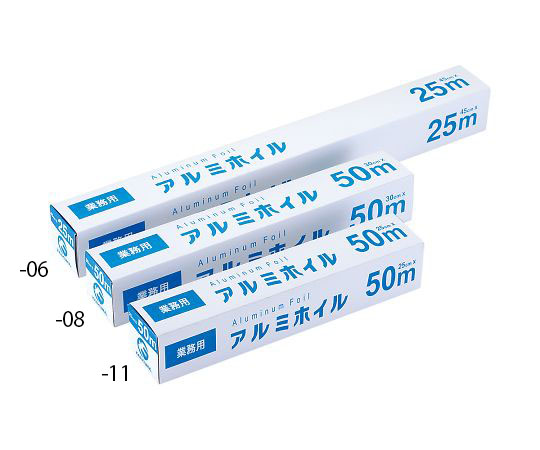 カンダ1-1520-62　［受注停止］アルミホイル　450mm×18um×25m 20本入 カンダ