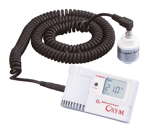 1-1561-02-20 高濃度酸素濃度計(オキシーメディ) センサー分離型 校正証明書付 OXY-1S-Mイチネンジコー