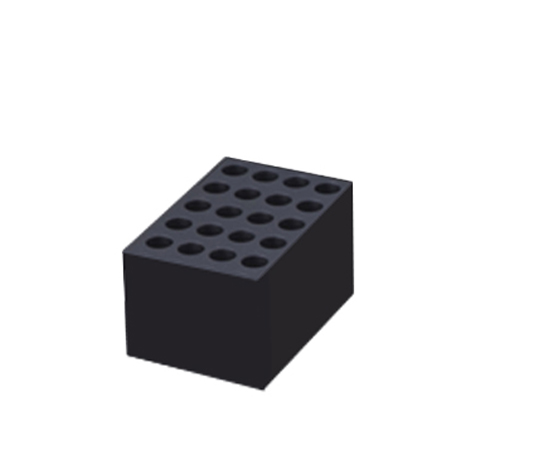 【法人・施設限定】1-1586-11 ブロックバス用アルミブロック AMB-MT20アズワン