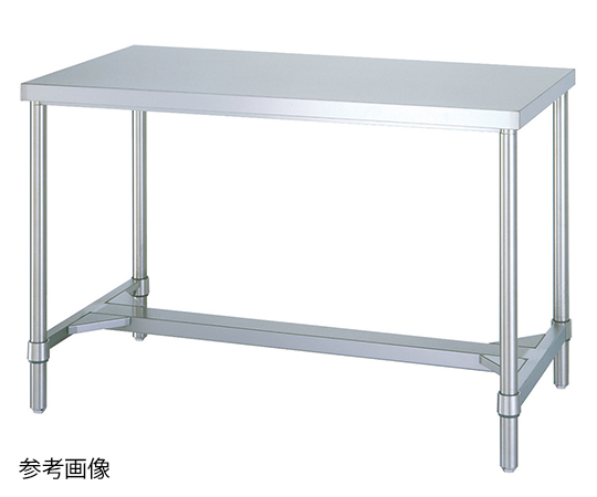 1-1632-30 静音ステンレス作業台 幅1800×奥行600×高さ800mm WH-18060SI