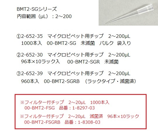 【法人・施設限定】1-1858-13 マイクロピペット (ニチペットプレミアム) LT （20～200μL） 00-NLT-20