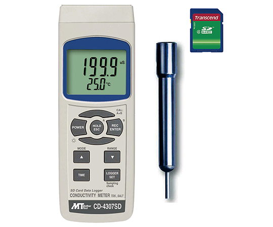 1-1942-01-20 データロガー導電率計 校正証明書付 CD-4307SD 1-1942-01-20 データロガー導電率計 校正証明書付 CD-4307SD