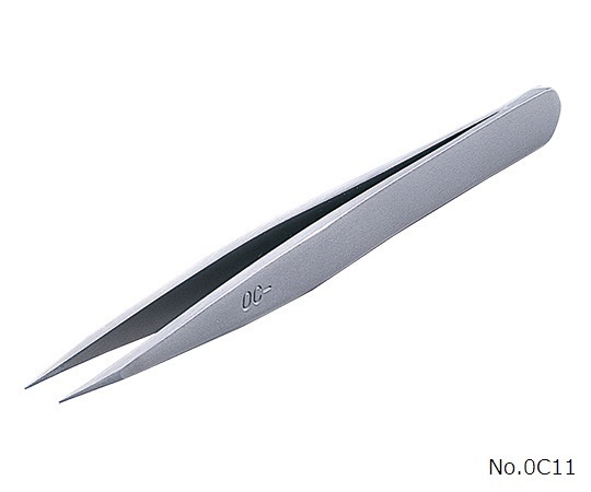 1-2005-07 強靭精密ピンセット DURAX No.0C11RUBIS