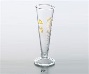 1-2072-04-24 液量計(円錐形・ハイグラス) 50mL JCSS校正付