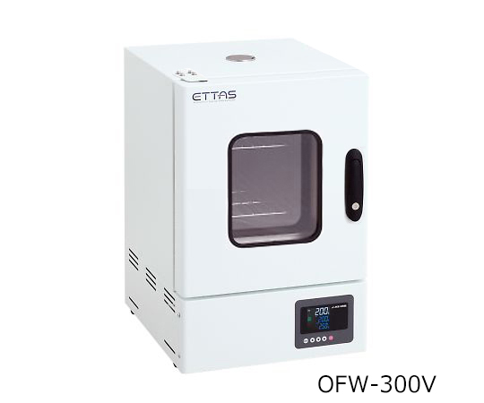 1-2126-21-22 定温乾燥器（タイマー仕様・強制対流方式） 窓付きタイプ 左扉 出荷前点検検査書付 OFW-300Vアズ