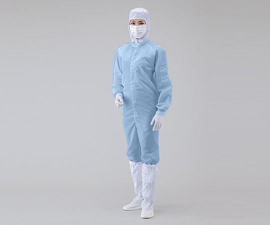 アズピュア(アズワン)1-2277-02 アズピュアCRウェア(フード別・センターファスナー型) 青 L 22120BBアズピュ アズピュア(アズワン)1-2277-02 アズピュアCRウェア(フード別・センターファスナー型) 青 L 22120BBアズピュ