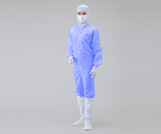 アズピュア(アズワン)1-2277-03 アズピュアCRウェア(フード別・センターファスナー型) 青 2L 22120BBアズピ アズピュア(アズワン)1-2277-03 アズピュアCRウェア(フード別・センターファスナー型) 青 2L 22120BBアズピ