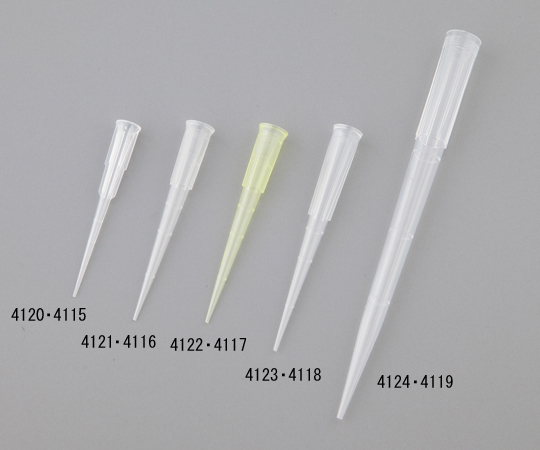 1-2426-01 ピペットチップ（ヒンジラック入） 0.1～10μL ９６包／ラック×４０ラック 滅菌済 4120コーニング