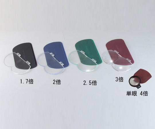 1-2496-11 ヘッドルーペ（メガビュー(R)） 1.7倍レンズ