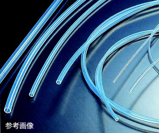 1-2714-03 ナフロン（R）PFAチューブ（インチサイズ） 3.96×6.35mm TOMBO No,9003-PFAニチ