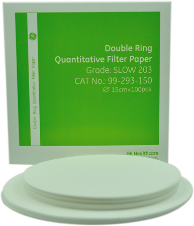 1-2808-03 Ｄｏｕｂｌｅ Ｒｉｎｇ 定量ろ紙 １１ｃｍ １００枚入 ＦＡＳＴ２０１ 99-291-110ワットマン