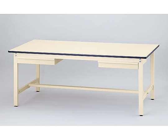 【大型商品※送料別途】【組立必要】1-2864-12 ワークテーブル(引出し2個付き） 1200×600×740mm SWRN2
