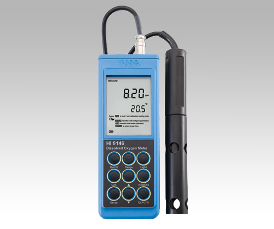 【校正対応】1-3228-01 溶存酸素計（日常防水型） HI 9146-04Nハンナ インスツルメンツ