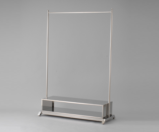 【大型商品※送料別途】1-3264-02 ステンレスハンガーラック HAN-C1500ASアズワン