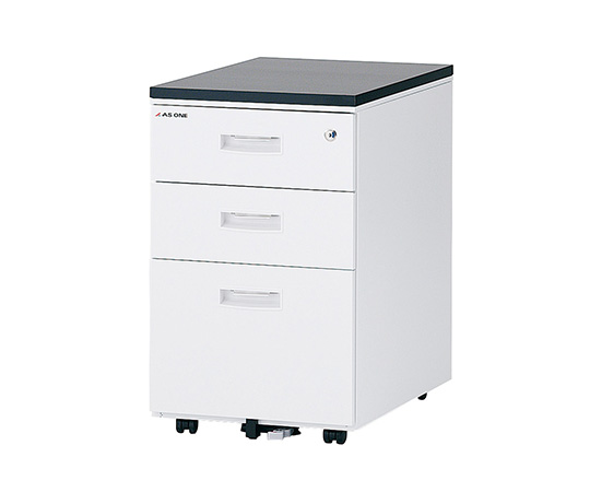 【大型商品※送料別途】1-3372-11 セレクトラボ 引出しワゴン 397×575×636mm SLWアズワン