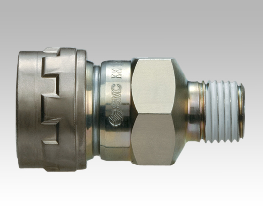 1-3841-02 Ｓカプラー おねじタイプ ソケット・ＫＫ１３０Ｓ 02MSSMC