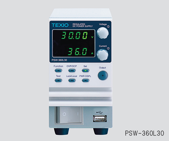 1-3889-11-20 直流安定化電源（ワイドレンジ） 校正証明書付 PSW-360L80TEXIO(テクシオ)