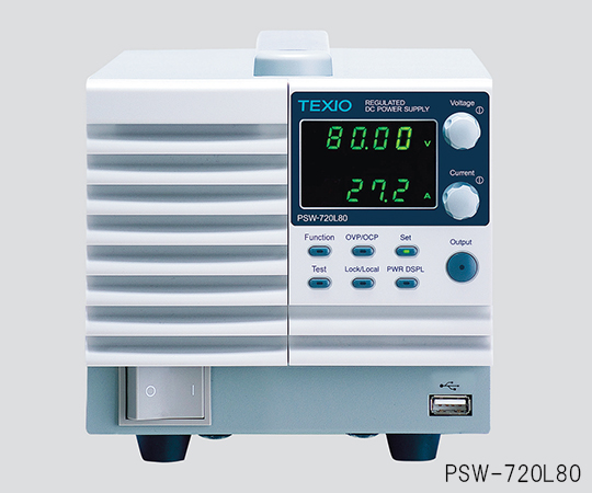 1-3889-13-20 直流安定化電源（ワイドレンジ） 校正証明書付 PSW-720L80TEXIO(テクシオ)