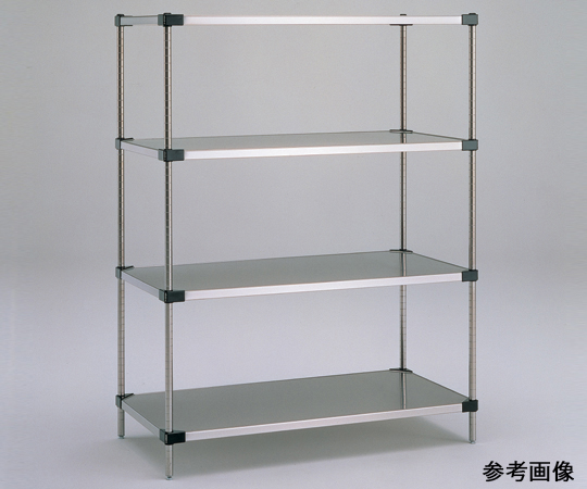 【組立必要】1-4586-01 ソリッドエレクターシェルフ ドーリー無 1213×614×1892mm LSS1220SETエレ