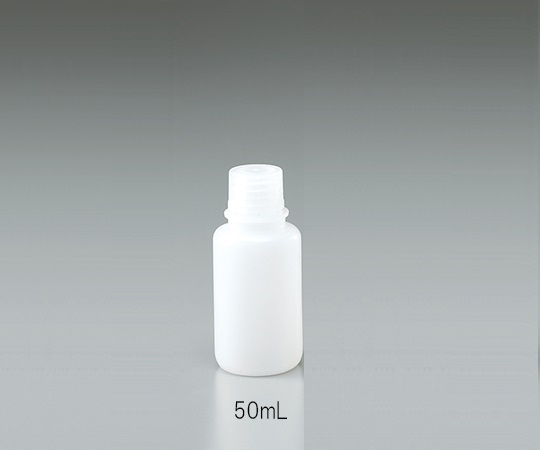 1-4657-12 細口瓶 HDPE製 50mL アズワン