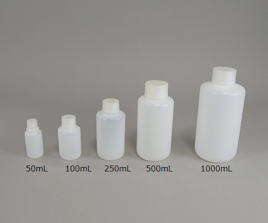 1-4657-14 細口瓶 HDPE製 250mL アズワン