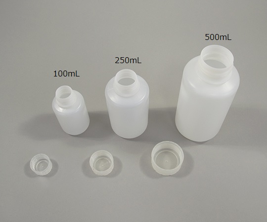 1-4657-14 細口瓶 HDPE製 250mL アズワン