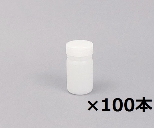 1-4658-62 広口瓶中フタ付 50mL（ケース販売） 100本入 アズワン