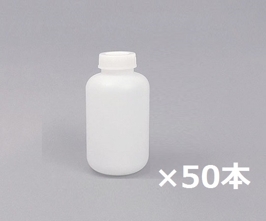 1-4658-66 広口瓶中フタ付 1L（ケース販売） 50本入 アズワン