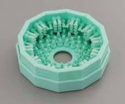 1-4711-02 つめっこ除菌ブラシ 96×96×40mm 555
