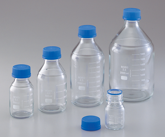 1-4870-01 ねじ口試薬瓶 100mL 2002-100SD