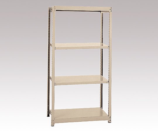 【大型商品※送料別途】【組立必要】1-5344-06 軽量ボルトレスラック 4段 1203×604×2106mm （耐荷重：15