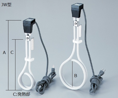 【法人・施設限定】1-5519-01 PTFE被覆ヒーター JW-1A>