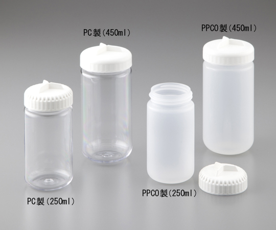 1-5589-02 遠心瓶（シーリングキャップ付き） PPCO製 450mL 4本入 Thermo Scientific Nal