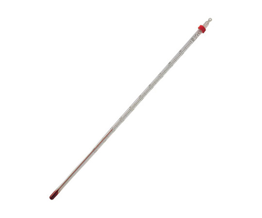 1-610-01 赤液棒状温度計 -100～50℃ 0340-00佐藤計量器製作所